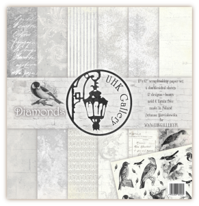 DIAMONDS - duży zestaw papierów do scrapbookingu 12' (30,5x30,5cm)
