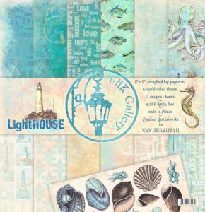 LightHOUSE - duży zestaw papierów do scrapbookingu 12' (30,5x30,5cm)