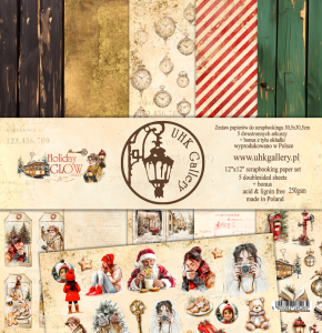 	 Holiday Glow - zestaw papierów do scrapbookingu
