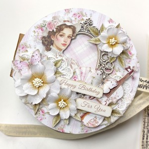 Album w okrągłym pudełku - SHABBY PACK 2